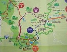 マップ番号35:八千穂高原トレッキングコース