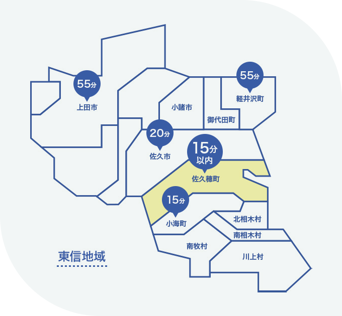 通勤圏マップ